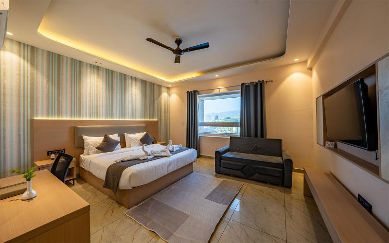 Superior room at Leafylush Resort